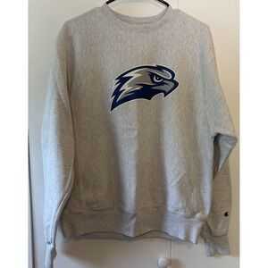 Vintage Champion Reverse Weave Gray Eagles? Crewneck Sweatshirt Sz M‎